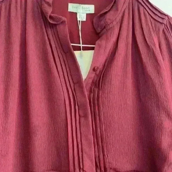 See U Soon Merlot Long Sleeve Dress - Picture 4 of 10